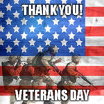 Thank a veteran for their service in whatever way you can.