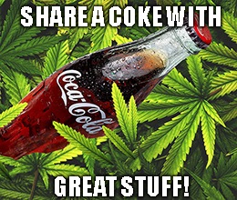Oops, did someone break a nondisclosure agreement on a Coke-Aurora tie-up? Only Cannabis 2.0 and time will tell.