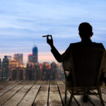 rich man living a luxury life