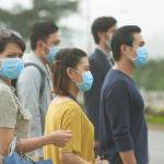 coronavirus people with masks