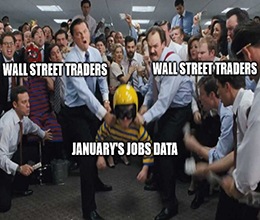 It was supposed to be a beautiful day in the neighborhood, but Wall Street was hoping for a little less “beautiful” on the jobs front.