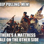 We all know about Washington’s preference for cherry trees, but did you know that he loaded up cut logs in the back of his F-150?