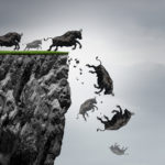 stocks will fall bulls falling off a cliff S&P 500