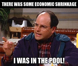 The U.S. economy just shrank for the first time since the financial crisis. There’s a mantra for times like this: The stock market is not the economy.