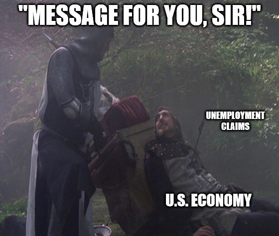 With 36 million jobless claims and the China trade deal in the hot seat, Wall Street may have finally realized the enormity of the U.S.’s economic situation.
