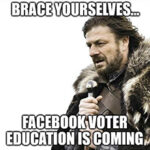 So, it’s come to this … Facebook voter education and Congressional stimulus are all that stand between the market and Armageddon. Fun times.