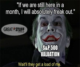 Levine Joker freak out valuation meme small