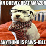 Can Chewy beat Amazon paws-ibly meme small