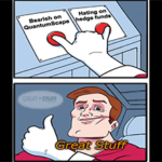 Both bearish on QS and hating hedge funds meme small