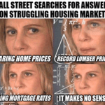 Searching answers struggling housing market makes no sense meme small