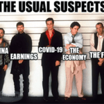 Usual suspects earnings COVID economy the Fed meme small