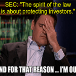 SEC Mark Cuban spirit of law protecting investors I'm out meme small