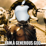 Apple I am a generous God app store devs meme small