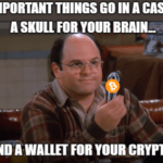 Important things case Crypto wallet Robinhood Costanza meme small