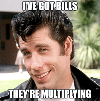 PayPal bills Travolta multiplying meme