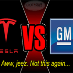 Tesla vs GM the Wood chuck edition again meme small