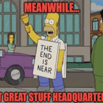 Bart Simpson End Is Near GS HQ Meme Small