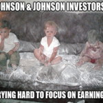 JNJ investsors focusing on earnings asbestos meme small