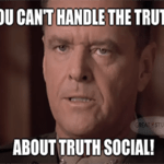 Can't handle truth about truth social SPAC meme small