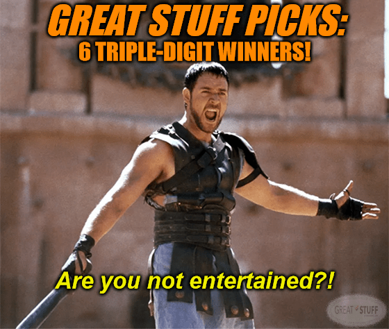 Profit-Taking: A <em>Great Stuff</em> Picks Portfolio Review!