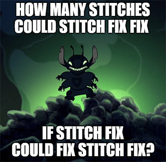 How many stitches could Stitch Fix meme