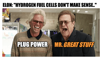 Hydrogen Fuel Cells Don't Make Sense Plug Power Gemstones Meme