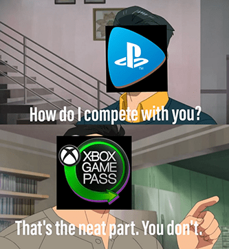 Xbox Game Pass How Do I Compete Sony Meme
