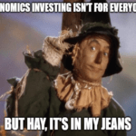 Genomics investing Scarecrow hay in my jeans meme