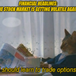Stock Market Volatility I Should Trade Options Meme