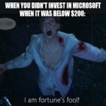 Invest in Microsoft below $200