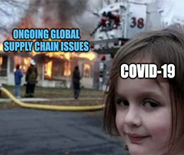 Supply Chain Issues COVID-19 Burning House Little Girl Meme