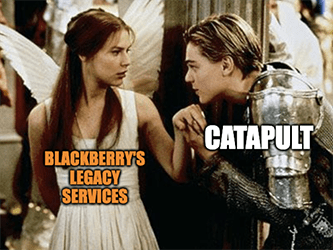 Romeo and Juliet BlackBerry Catapult Meme