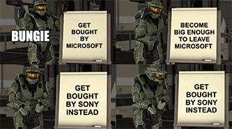 Halo Bungie Bought By Sony Meme
