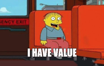 I Have Value Simpsons Bus Meme