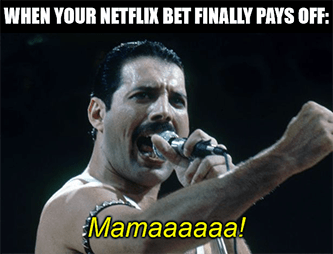 Netflix bet finally pays off Mercury meme