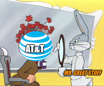 AT&T Time Warner Media Bugs Bunny mirror spinoff meme