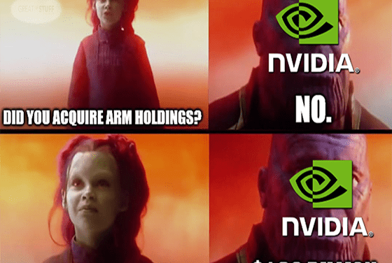 Nvidia Strong ARM’ed, Take-Two’s Tango & Peloton’s Pain