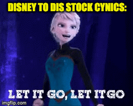 Elsa Disney stock cynics let it go gif