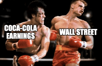 KO Coca Cola knockout earnings Rocky meme