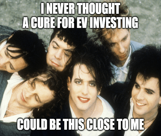 Cure EV Investing Close to me meme
