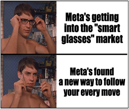 Meta Smart Glasses Peter Parker Meme
