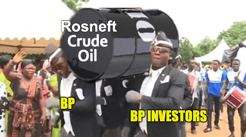 BP cuts Russian-controlled oil barren Rosneft