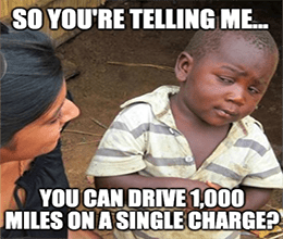 Dubious Kid You're Telling Me Single Battery Charge Meme