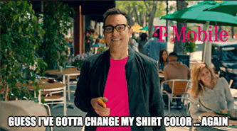 T-Mobile gotta change shirt meme