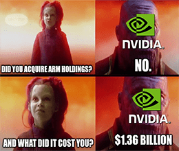 Nvidia Arm Deal cost everything meme