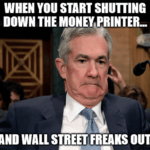 Start shutting down money printer Powell rate hike meme
