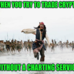 Trade crypto without charting service pirates meme