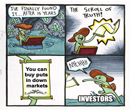 Scroll of Truth Buy Put Options Meme