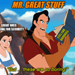 Beauty and the Beast Gaston ETFs for Dummies Meme