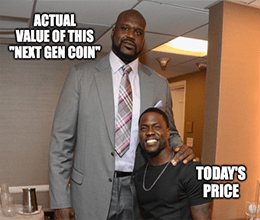 NextGen Coin Price Shaq Kevin Heart Meme